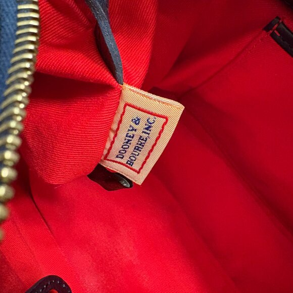 VTG Auth. DOONEY & BOURKE Iconic Coated Canvas J2687549 Convertible Satchel Bag - Picture 8 of 9